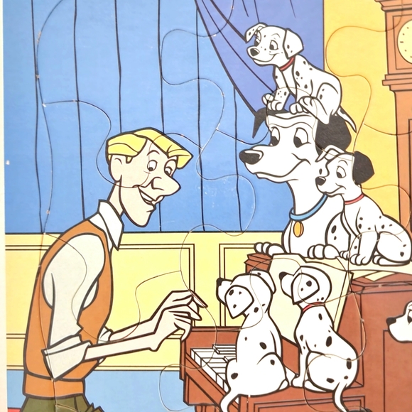 Vintage 80s Pair Of Disney Frame Tray Puzzles Dalmations Duck Tales - Picture 3 of 11